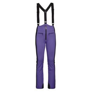 GOLDBERGH WOMEN'S HIGH END SALOPETTE SKI PANTS BIB PURPLE BLACK US 12
